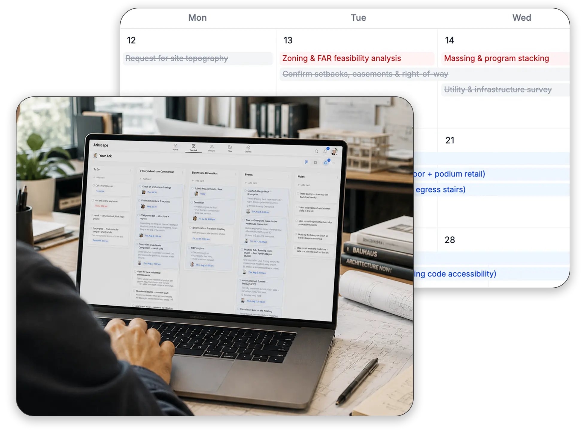 Your schedule and timeline at a glance